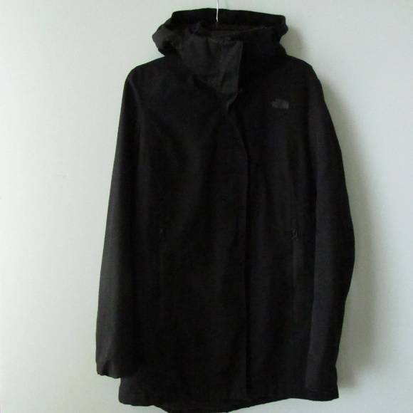 The North Face Black Zipper Closure Hooded Women's Cold Weather Jacket M - Picture 1 of 13